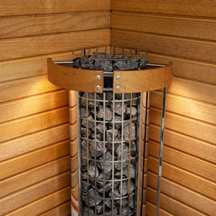 Harvia Cilindro PC60 6 kW Electric Sauna Heater with Built-In Time and Temperature Controls