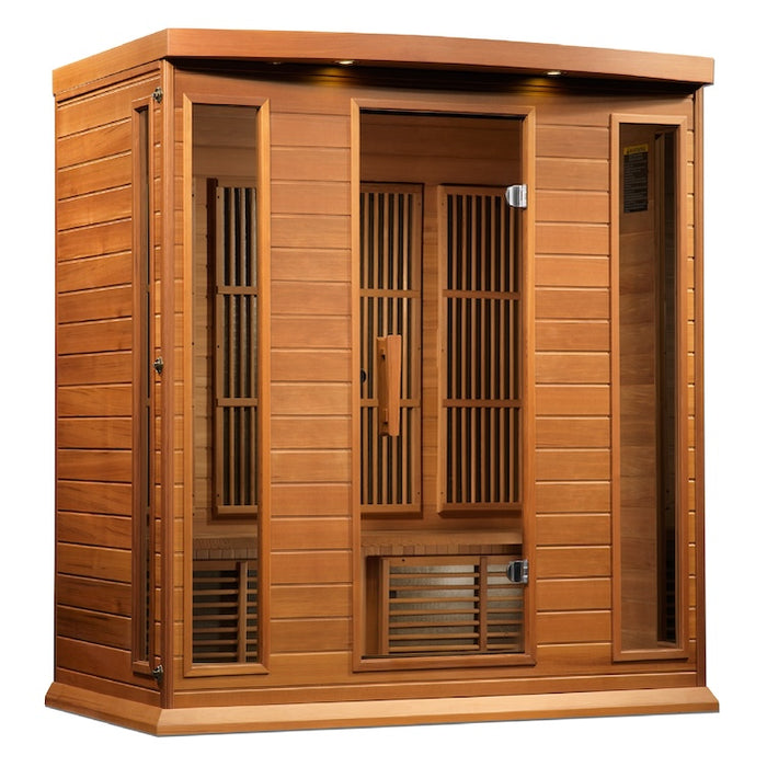 Maxxus 4-Person Low EMF FAR Infrared Sauna (Canadian Red Cedar)