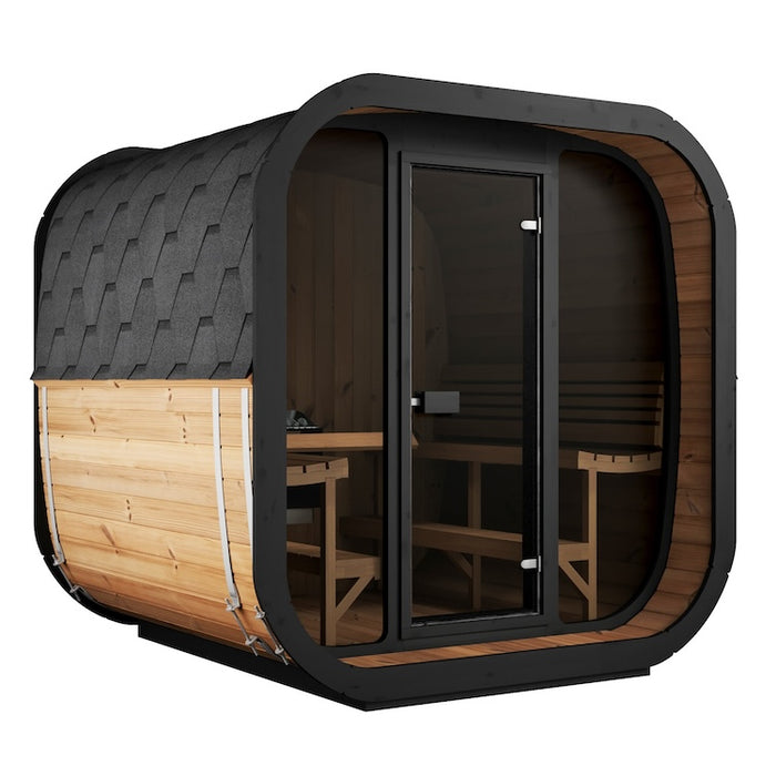 SaunaLife CL7G Cube-Series Outdoor Home Sauna Kit