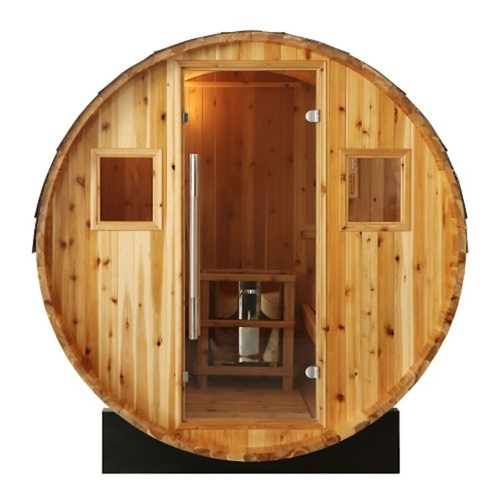 SunRay Aurora 4-Person Barrel Sauna