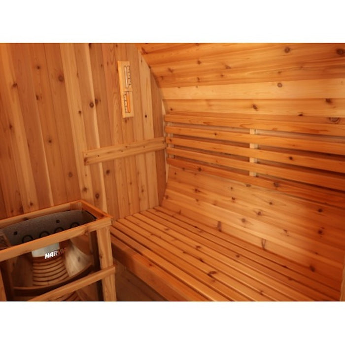 SunRay Aurora 4-Person Barrel Sauna