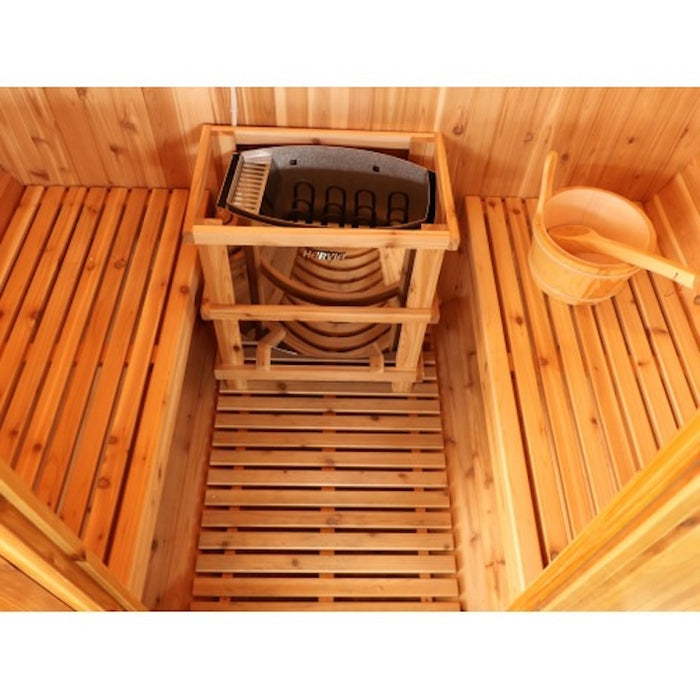 SunRay Aurora 4-Person Barrel Sauna