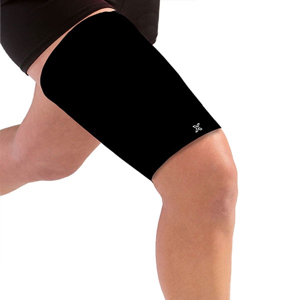 Instant Relief: Thigh Compression Sleeve. Boost Performance!