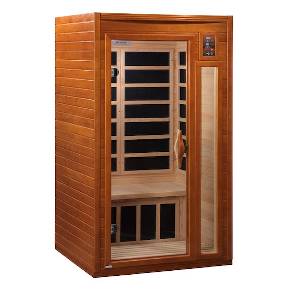 Dynamic Barcelona Elite 1-2-person Ultra Low EMF FAR Infrared Sauna (Canadian Hemlock)