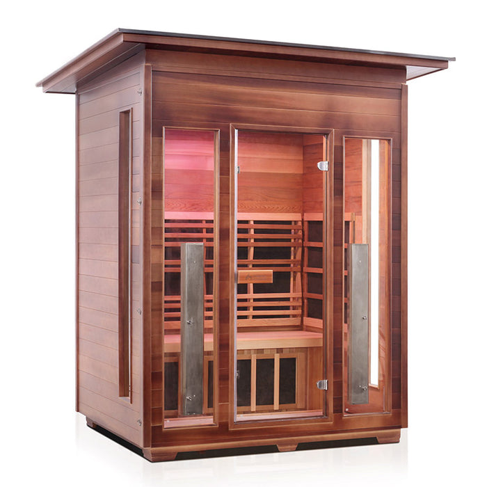 Enlighten Sauna Rustic 4 Full Spectrum Infrared Sauna