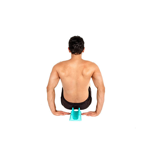 PSO-Spine Back Massager and Muscle Release, Full Back and Hip Massage Tool  and Stretcher, Ocean Blue